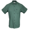 BAMBOO SHORT SLEEVE BUTTON UP DARK GREEN 2.0 - MENS